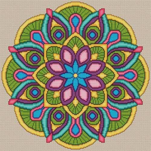 (image for) Springtime Flower Mandala